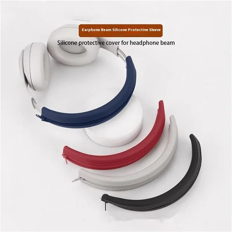 Silicone Protective Cover Set for Beats Studio Pro Kim Special Edition Ear Pad Case + Headband Cover - Beige