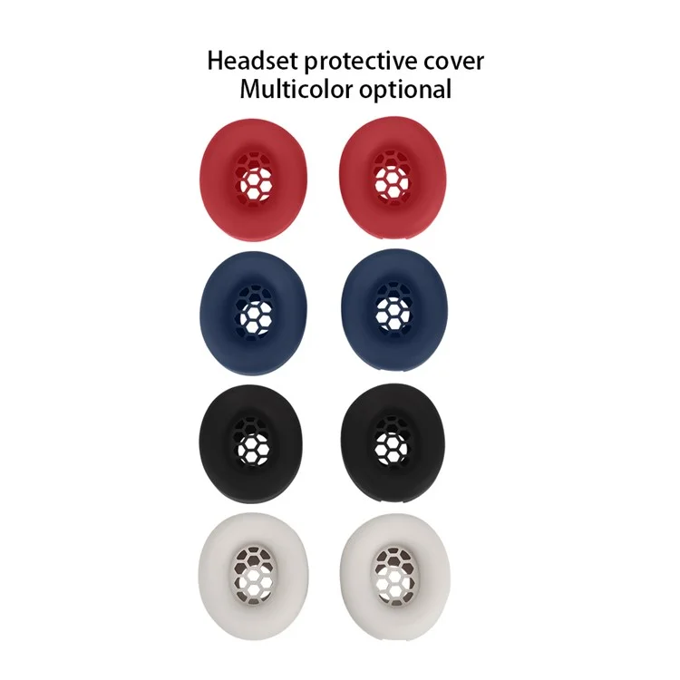 Silicone Protective Cover Set for Beats Studio Pro Kim Special Edition Ear Pad Case + Headband Cover - Beige