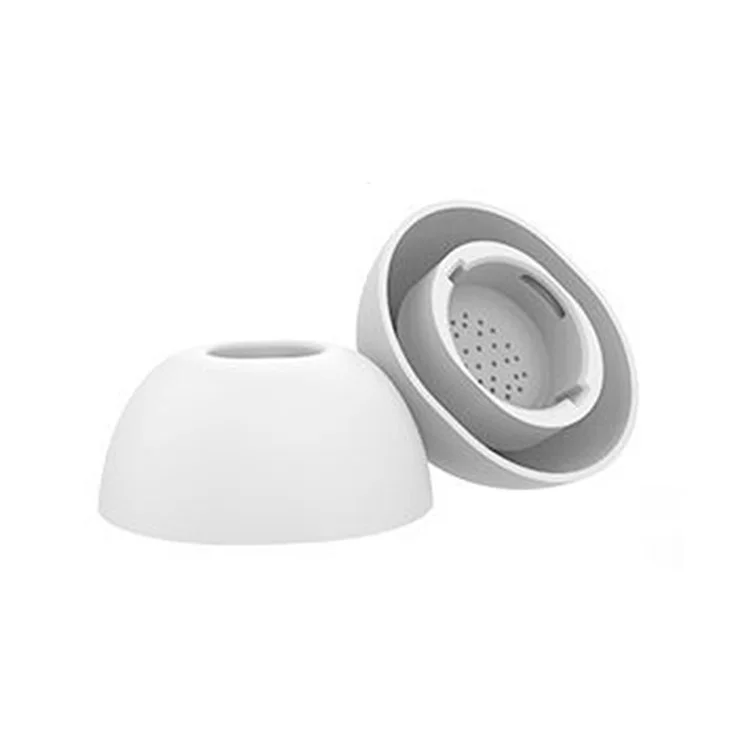 AHASTYLE WG173 1 par de extremos de silicona L para Samsung Galaxy Buds3 Pro Auriculares Bluetooth Puntas de repuesto - Blanco