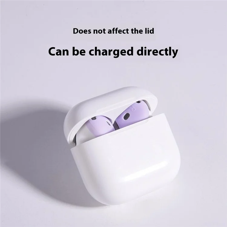 For AirPods 4 Ear Tips Replacement Ultra Thin Silicone Earbuds Cover - Light Pink