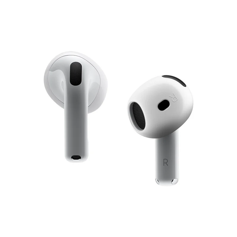 For AirPods 4 Ear Tips Replacement Ultra Thin Silicone Earbuds Cover - Transparent