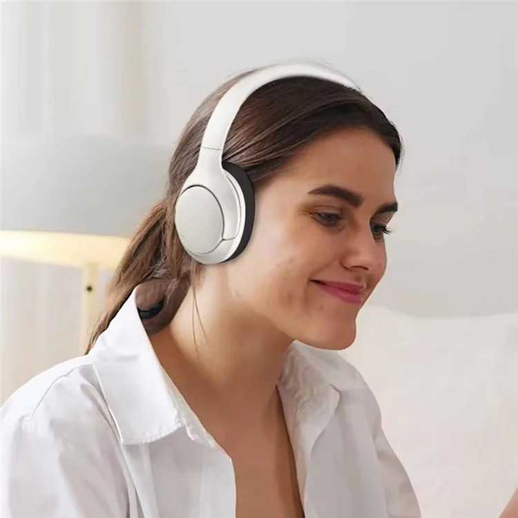 1 Par de fundas de silicona para auriculares TOZO HT2, cojín protector - Negro