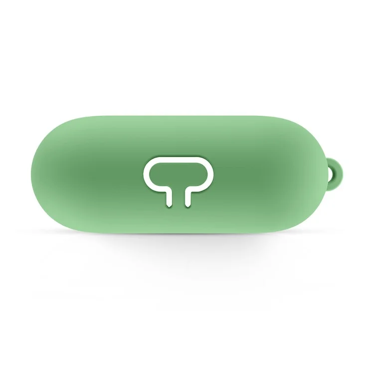 Thick Silicone Cover Case Bluetooth-compatible Earphones Protector for Apple AirPods Pro - Mint Green