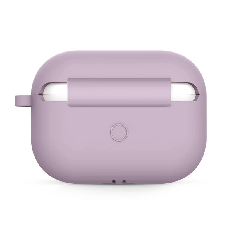 Thick Silicone Cover Case Bluetooth-compatible Earphones Protector for Apple AirPods Pro - Pink