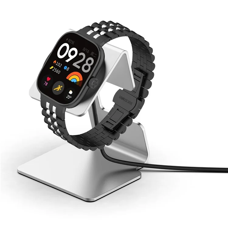 Per Xiaomi Redmi Watch 5 Dock di ricarica Supporto in metallo Caricatore per orologio Supporto organizzatore (senza cavo) - Argento