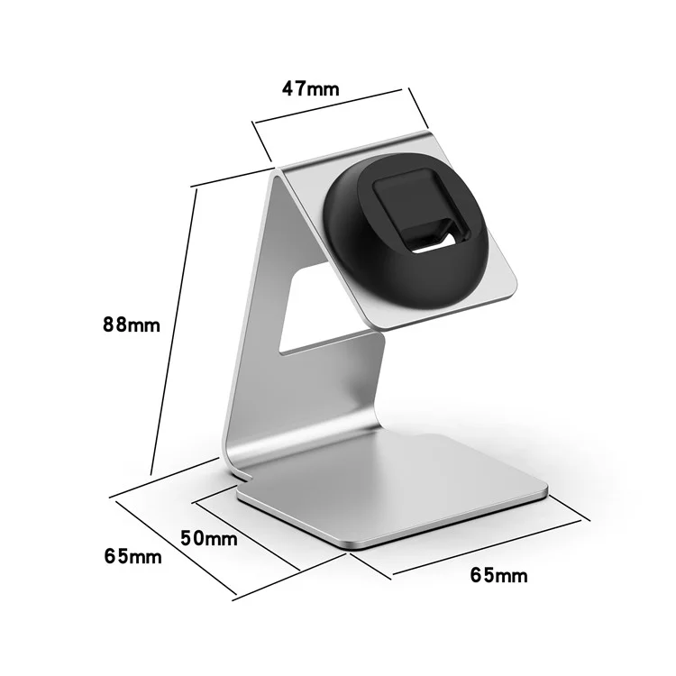 Per Xiaomi Redmi Watch 5 Dock di ricarica Supporto in metallo Caricatore per orologio Supporto organizzatore (senza cavo) - Argento