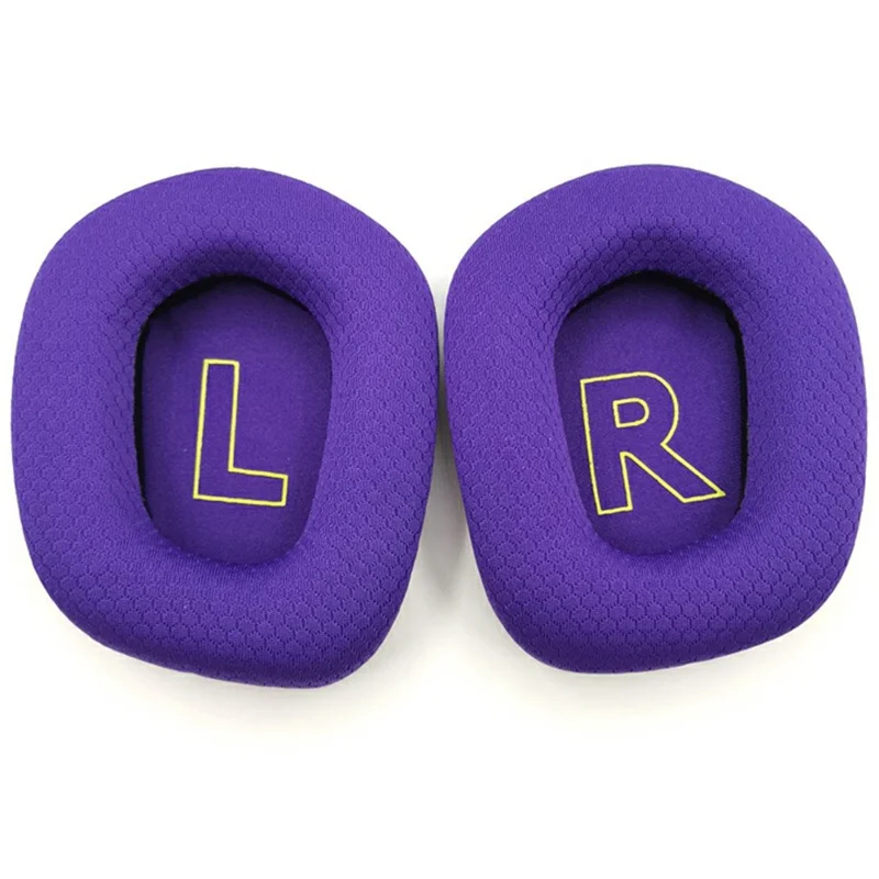 1Pair Replacement Earpads for Logitech G733 / G335 Headphone Cushions Ear Covers - Purple