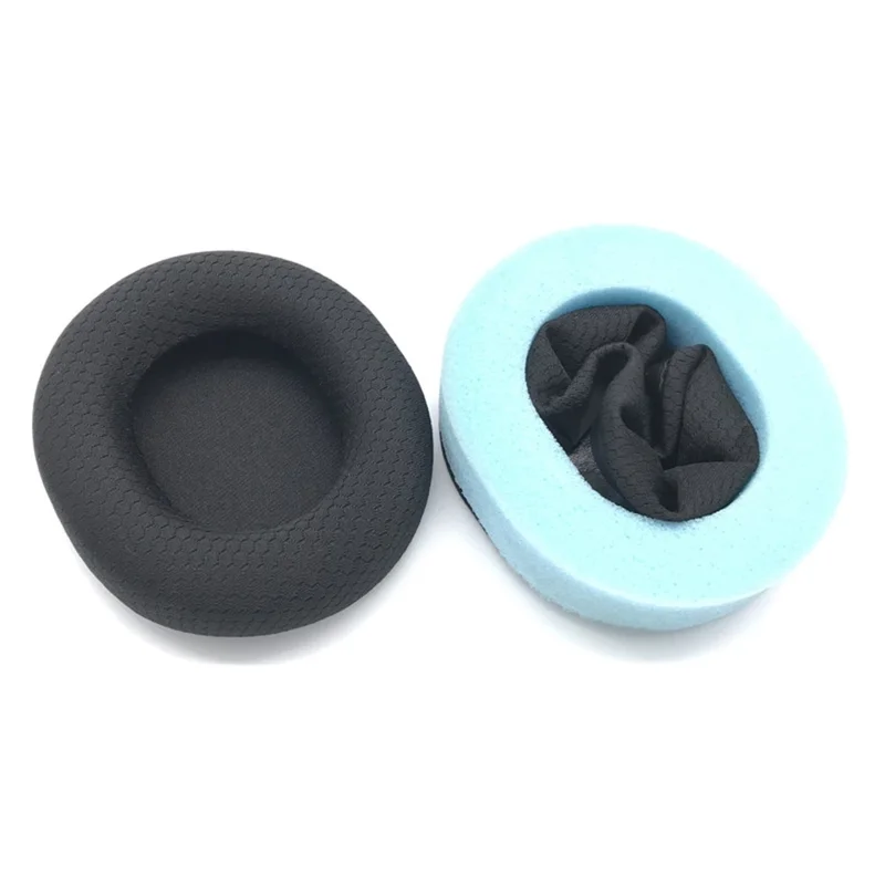 1 Paar für SteelSeries Arctis 7 / 5 / 3 Kopfhörer Ohrpolster Gedächtnisschaum Ohrmuschel Kissen - Schwarz / Weiß