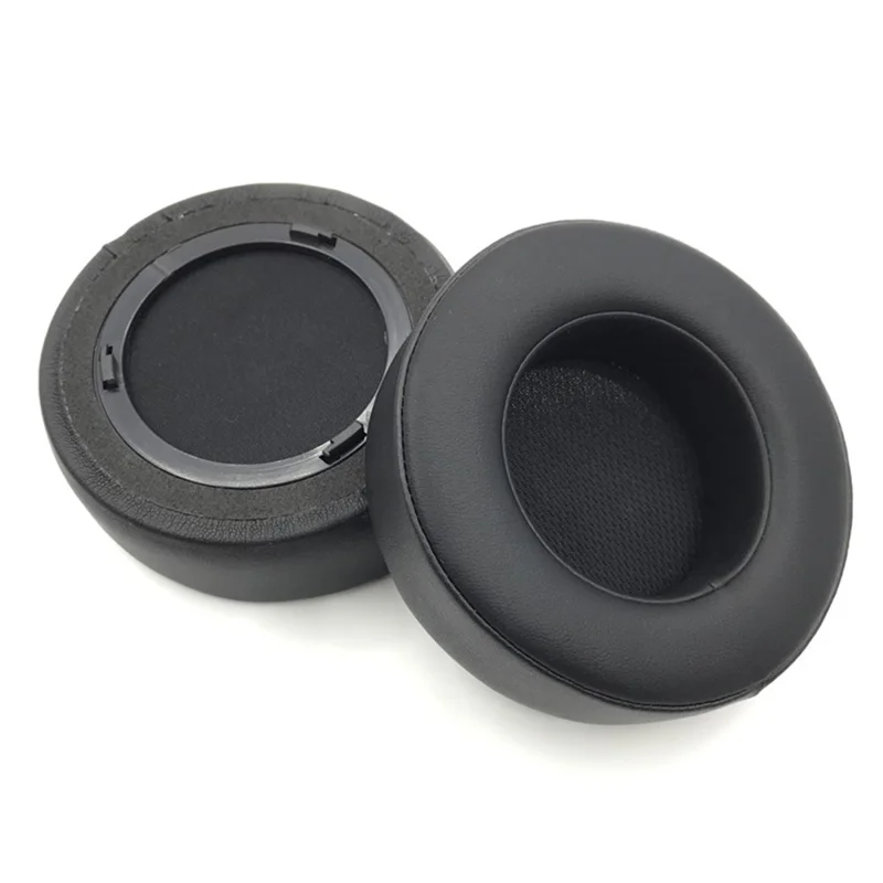 1 Pair For Corsair Virtuoso RGB Wireless SE Headphone Earpads Protein Leather Earmuff Cushions - Black