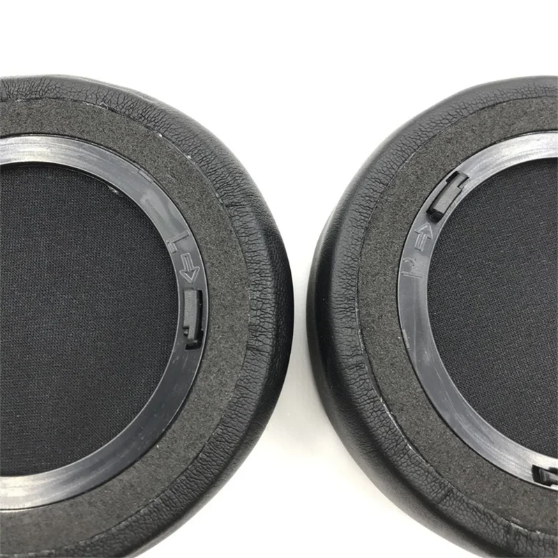 1 Pair For Corsair Virtuoso RGB Wireless SE Headphone Earpads Protein Leather Earmuff Cushions - Black