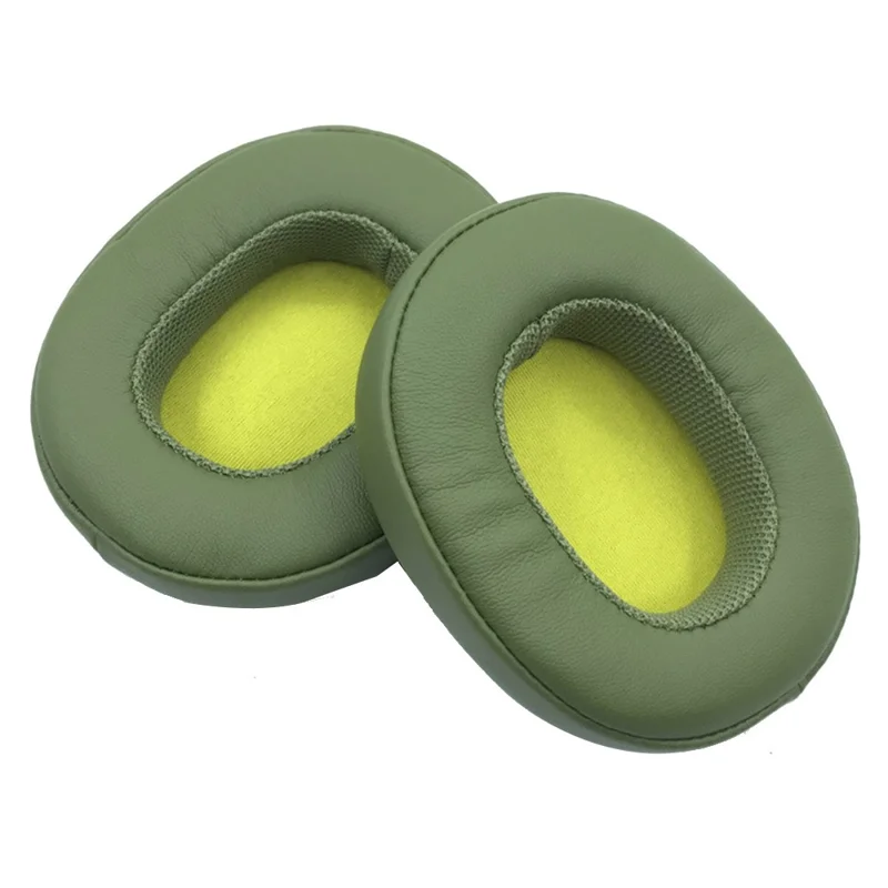1 Pair Replacement Earpads For Skullcandy Hesh 3 Wireless / Crusher 3.0 Protein Leather Ear Pads Ear Cushions - Green