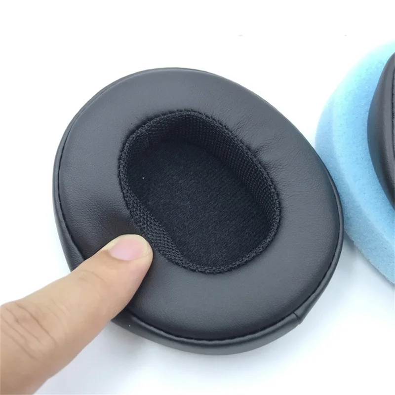 1 Pair Replacement Earpads For Skullcandy Hesh 3 Wireless / Crusher 3.0 Protein Leather Ear Pads Ear Cushions - Khaki