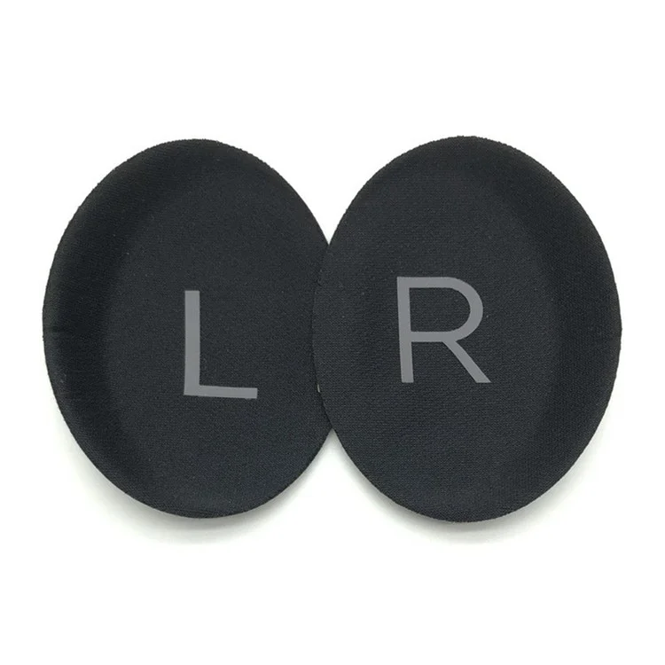 1 Par de Almofadas de Fone de Ouvido para Bose Quietcomfort 45 Almofadas Substitutas de Orelha Almofadas Confortáveis - Preto