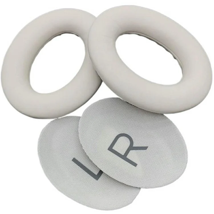 1 Pair Headphones Earpads For Bose QuietComfort 45 Replacement Ear Pads Cushions Comfortable Wear - White