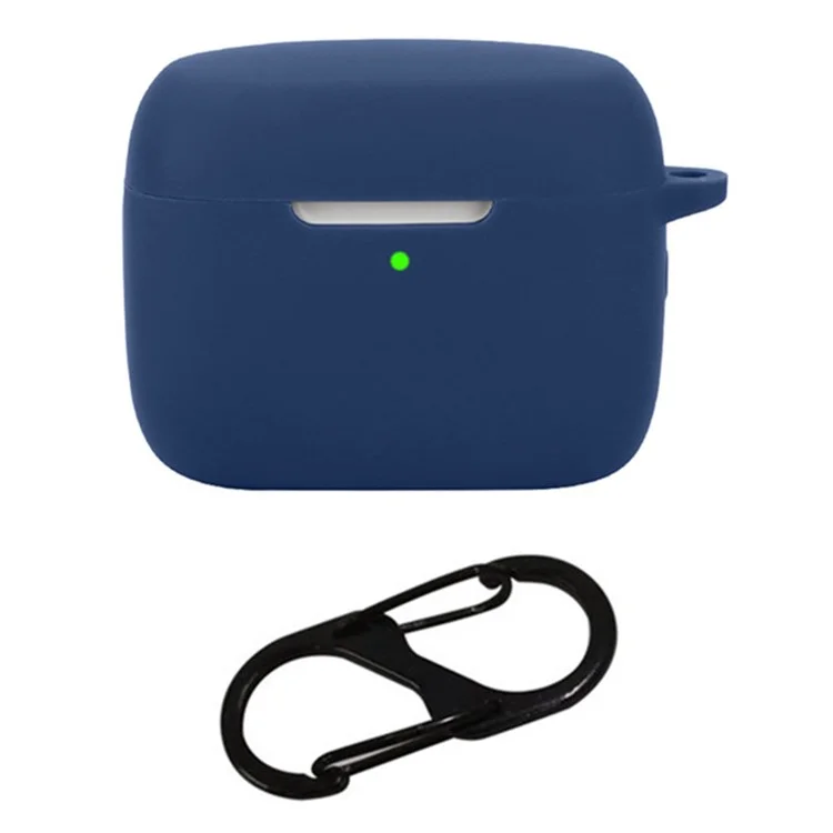 Für Edifier Neodots Silikonhülle mit Verlustschnalle Schutzhülle für Bluetooth-Kopfhörer - Dunkelblau