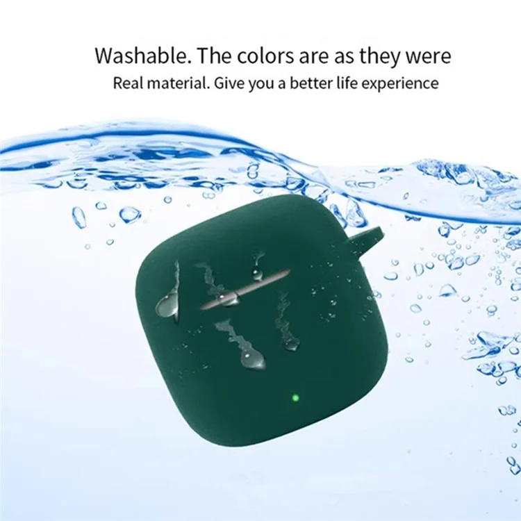 For Huawei FreeBuds SE 3 Bluetooth-compatible Earphones Case with Anti Lost Buckle Silicone Protective Cover - White