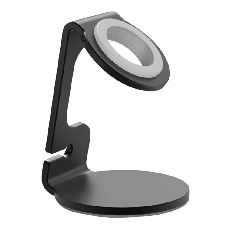 For Apple Watch Wireless Charging Bracket Aluminum Alloy Charger Dock Stand - Black
