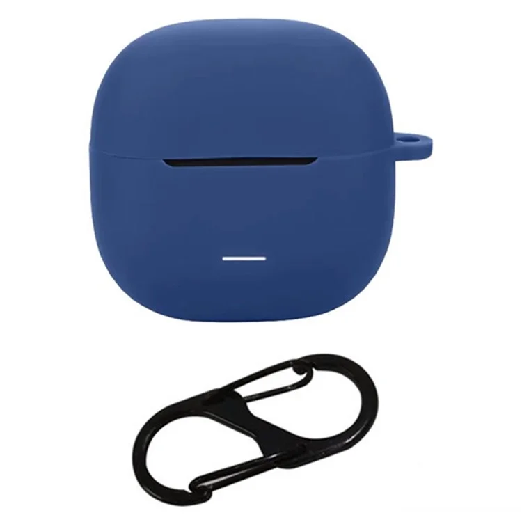 Per Xiaomi Redmi Buds 5C Cover in Silicone con Fibbia Antismarrimento per Cuffie Bluetooth - Blu Scuro