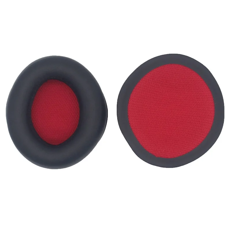 JZF-515 For Focal Listen Pro Headphones 1 Pair Replacement Ear Pads Foam Cushions - Black+Red