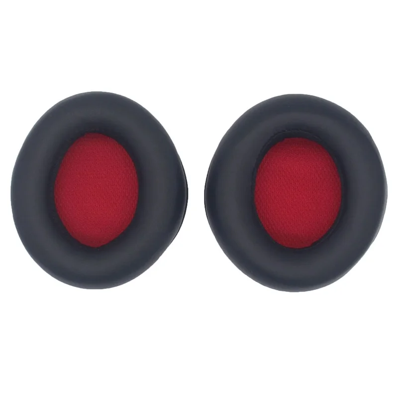 JZF-515 For Focal Listen Pro Headphones 1 Pair Replacement Ear Pads Foam Cushions - Black+Red