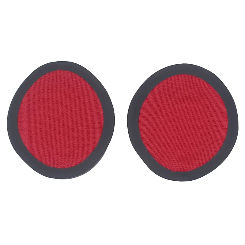 JZF-515 For Focal Listen Pro Headphones 1 Pair Replacement Ear Pads Foam Cushions - Black+Red