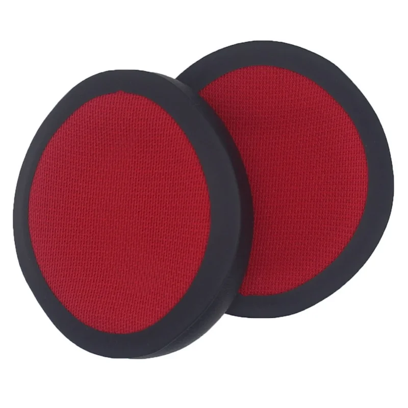 JZF-515 For Focal Listen Pro Headphones 1 Pair Replacement Ear Pads Foam Cushions - Black+Red