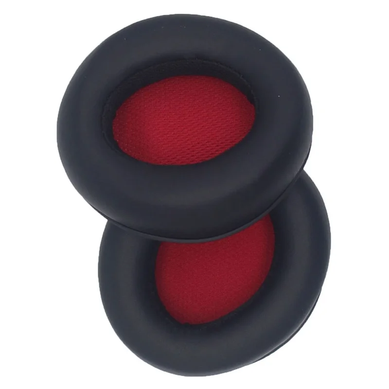 JZF-515 For Focal Listen Pro Headphones 1 Pair Replacement Ear Pads Foam Cushions - Black+Red