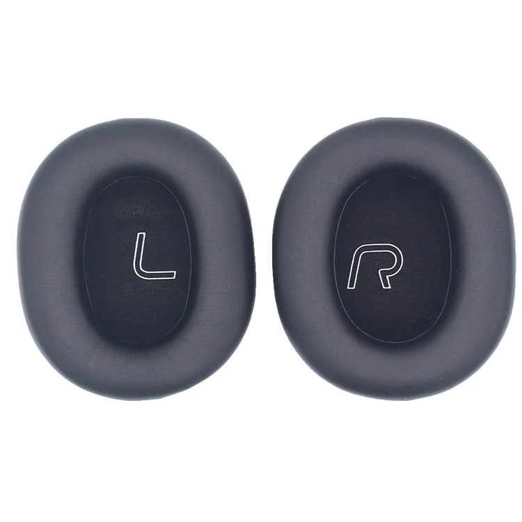 JZF-529 1 Pair for Edifier W860NB Pro / W860 Pro Headphone Earpads Replacement Cushions - Protein Leather / Black