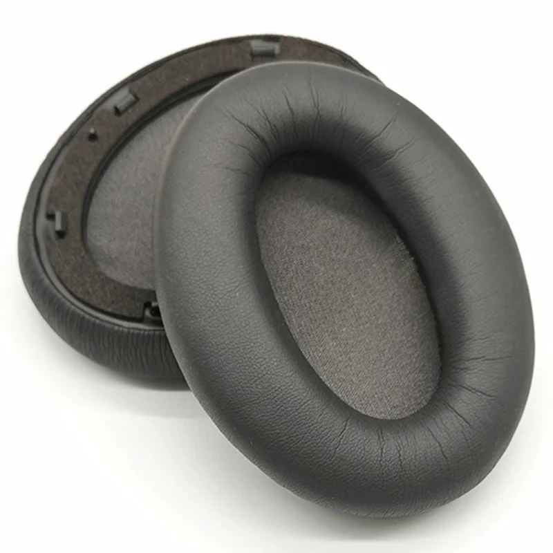 For Edifier MT6 Replacement Ear Pads Protein Leather Headphone Ear Cushions - Grey