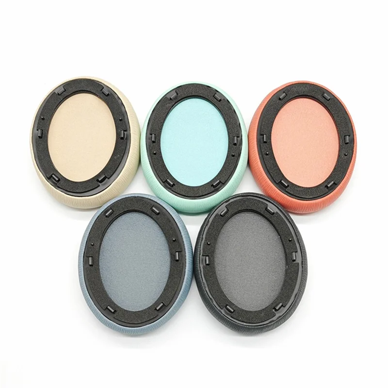 For Edifier MT6 Replacement Ear Pads Protein Leather Headphone Ear Cushions - Grey