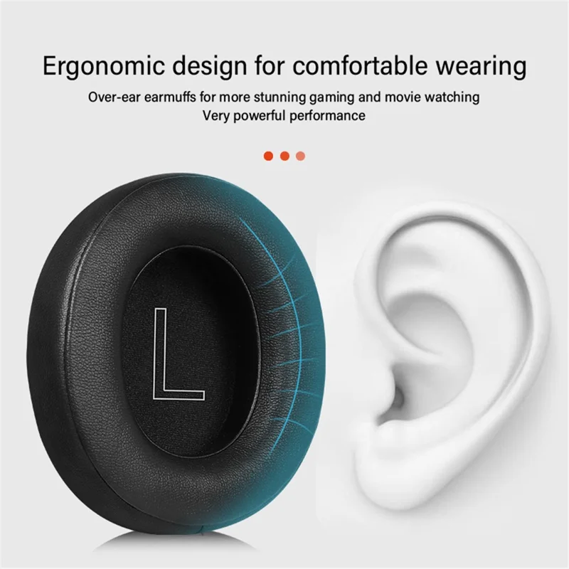 For Xbox Series X / S Replacement Ear Pads Protein Leather Headset Cushions