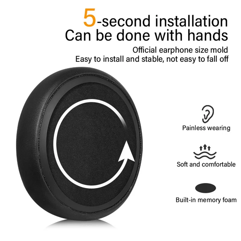 For Xbox Series X / S Replacement Ear Pads Protein Leather Headset Cushions