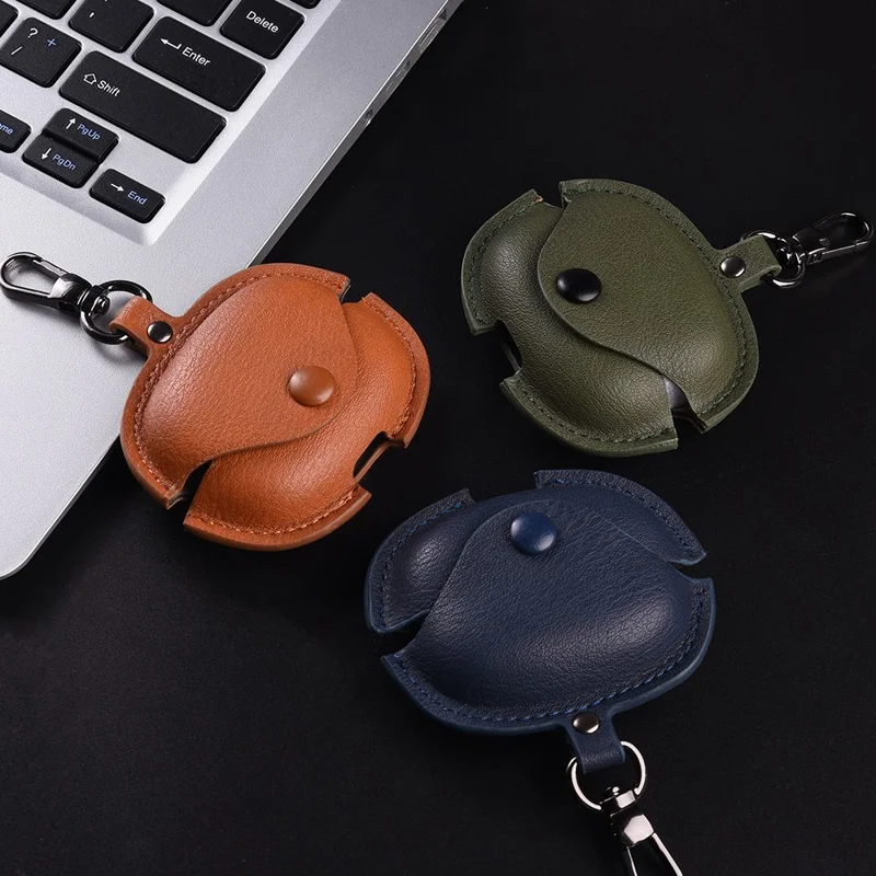 For Xiaomi Redmi Buds 6 Pro Earphone Case Business Leather + PC Protective Cover - Red