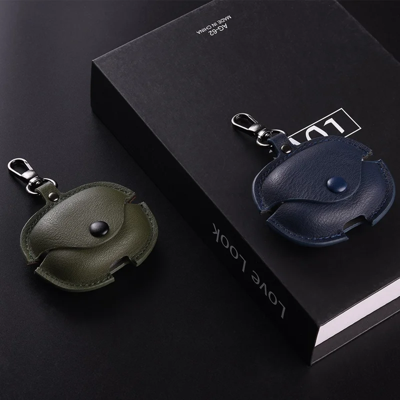 For Xiaomi Redmi Buds 6 Pro Earphone Case Business Leather + PC Protective Cover - Red