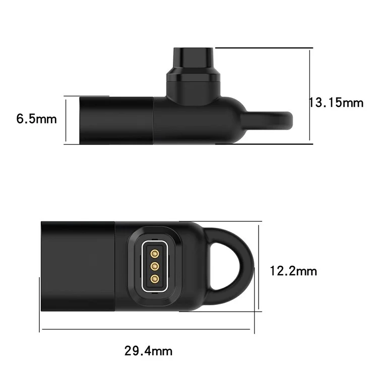 W332 Ladegerät-Adapter für Coros Pace Pro mit USB-C Anschluss für Smartwatch