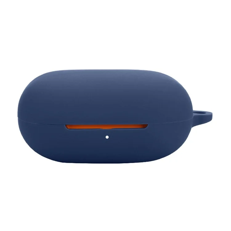 Funda de silicona para Beats Powerbeats Pro 2 con hebilla antióxido Auriculares Bluetooth Funda protectora - Azul oscuro