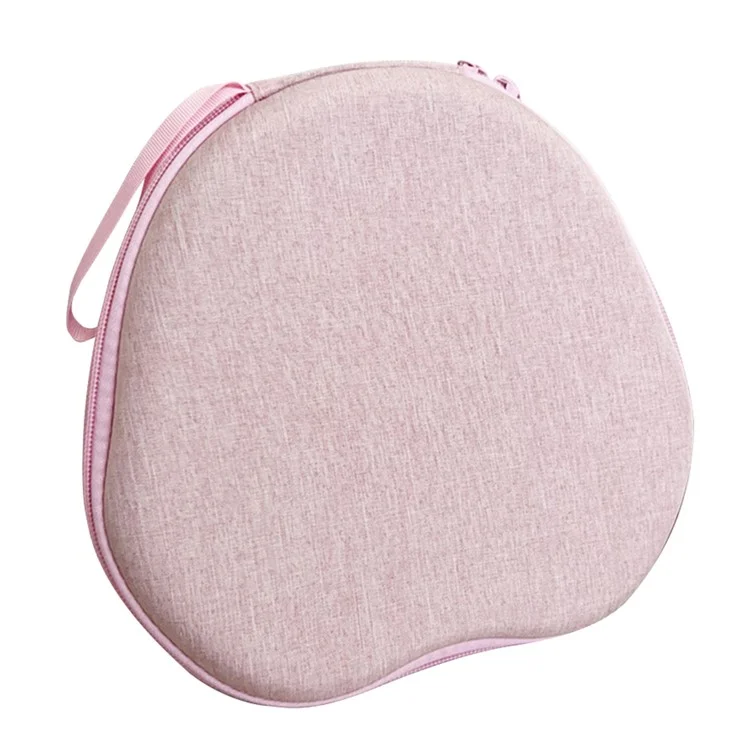 For Audio-Technica ATH-ES707 Headphone Case EVA Cartoon Storage Bag Over-Ear Headset Shockproof Protective Case - Pink