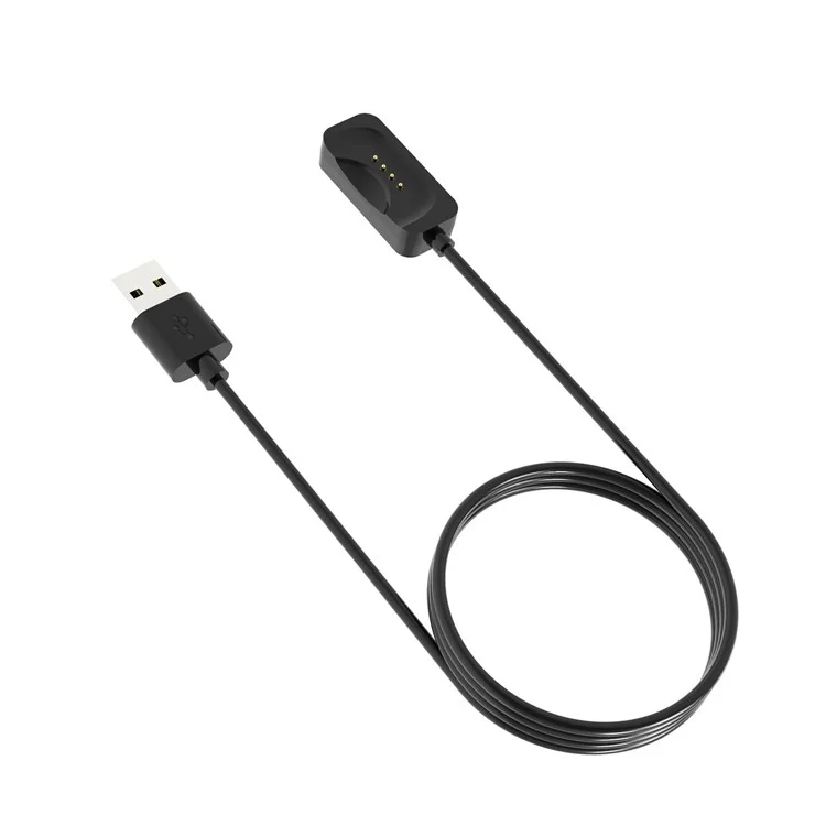 1m Smart Watch Ladegerät USB-Kabel Schnellladegerät Dock für Oppo Watch 41mm/46mm - Schwarz