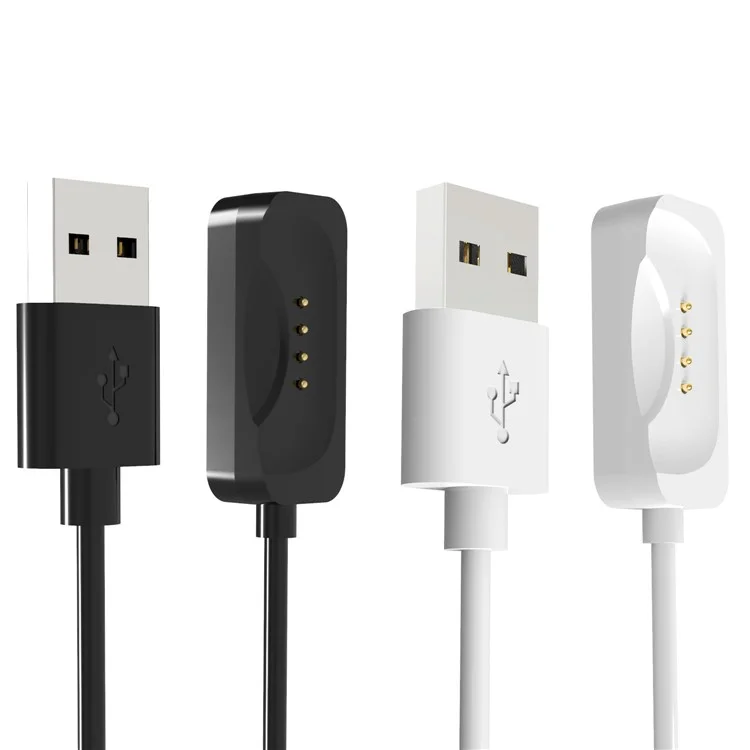 1m Smart Watch Ladegerät USB-Kabel Schnellladegerät Dock für Oppo Watch 41mm/46mm - Schwarz