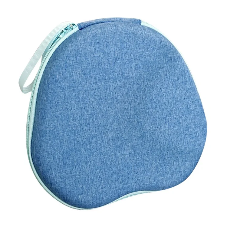 For Fingertime ANC-01 Headphone Case EVA Cartoon Storage Bag Over-Ear Headset Shockproof Protective Case - Blue