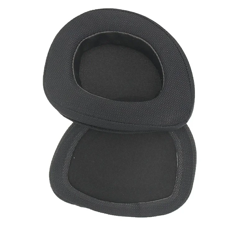 1 Paire JZF-351 Couvre-oreilles Earpads De Rechange Pour Asus Rog Delta Aura Sync Headset De Jeu USB-C - Le Noir