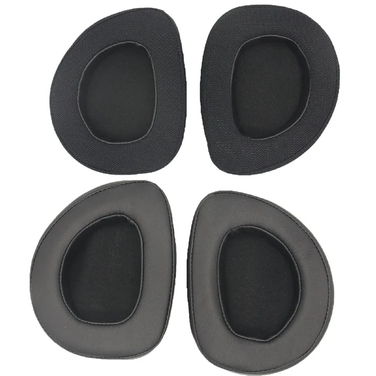 1 Paire JZF-351 Couvre-oreilles Earpads De Rechange Pour Asus Rog Delta Aura Sync Headset De Jeu USB-C - Le Noir