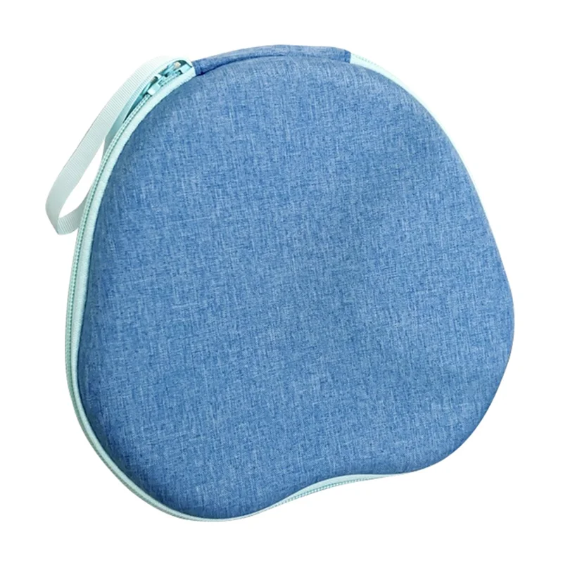 For Philips TAH1129 Headphone Case EVA Cartoon Storage Bag Over-Ear Headset Shockproof Protective Case - Blue