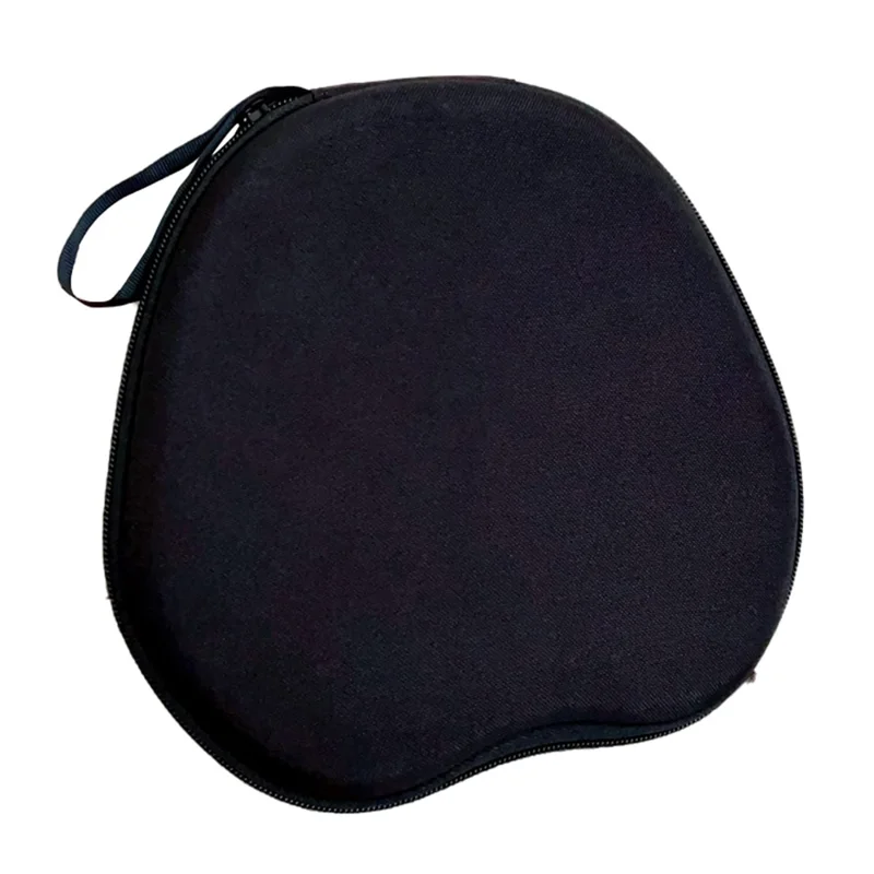 For Philips TAH5519 Headphone Case EVA Cartoon Storage Bag Over-Ear Headset Shockproof Protective Case - Black