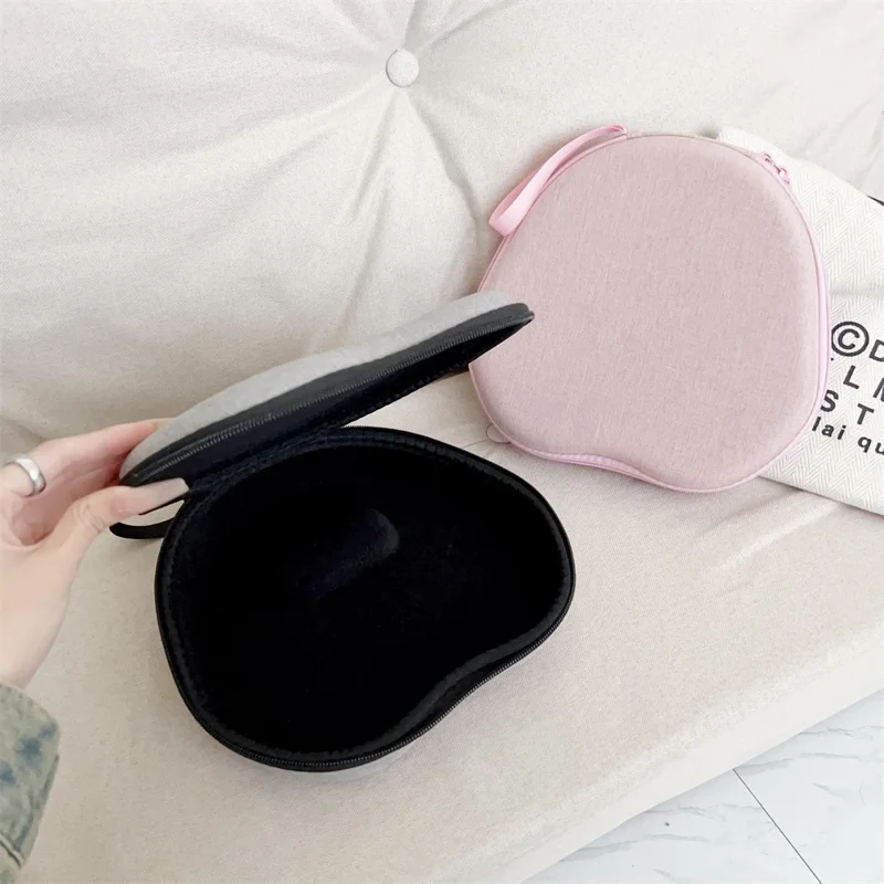 For EL-A2 Headphone Case EVA Cartoon Storage Bag Over-Ear Headset Shockproof Protective Case - Black