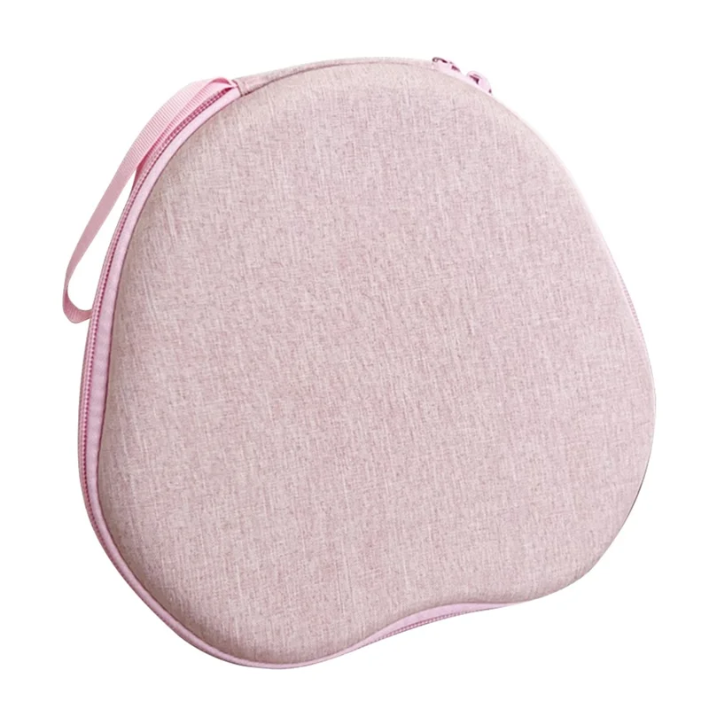 For Puro Pro Headphone Case EVA Cartoon Storage Bag Over-Ear Headset Shockproof Protective Case - Pink