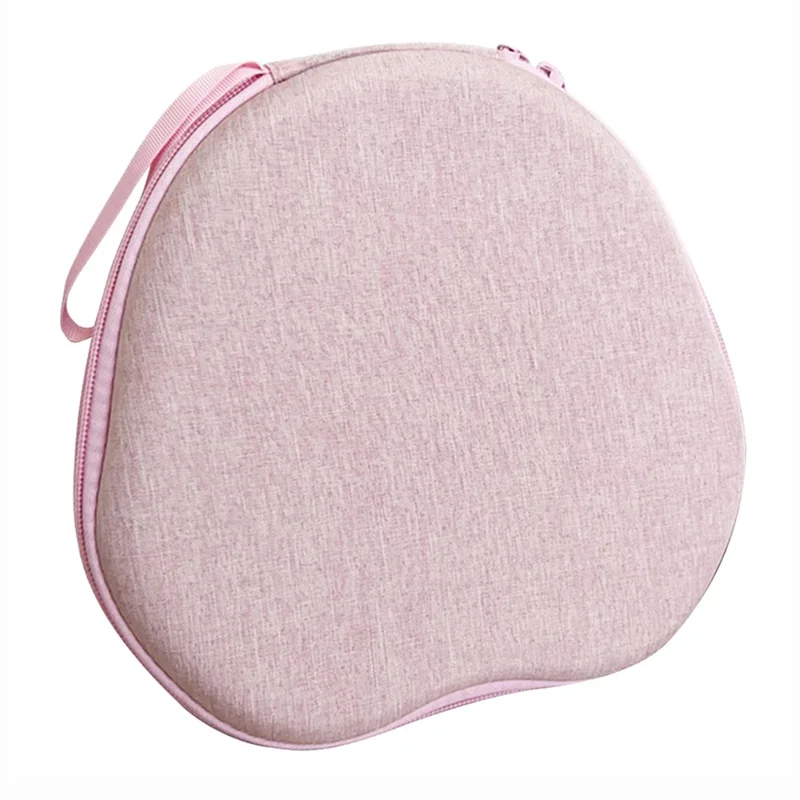 For Salar E9 Headphone Case EVA Cartoon Storage Bag Over-Ear Headset Shockproof Protective Case - Pink