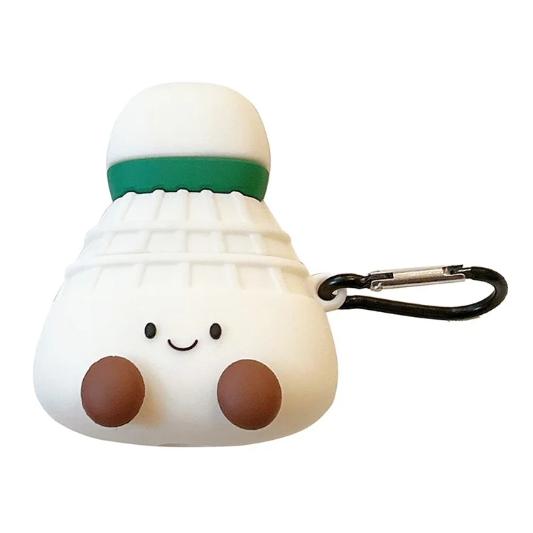 Earphone Case for Apple AirPods with Wireless Charging Case (2019)  /  AirPods with Charging Case (2019)  /  (2016) Badminton Shape