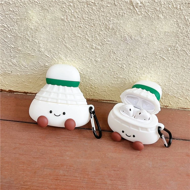 Earphone Case for Apple AirPods with Wireless Charging Case (2019)  /  AirPods with Charging Case (2019)  /  (2016) Badminton Shape