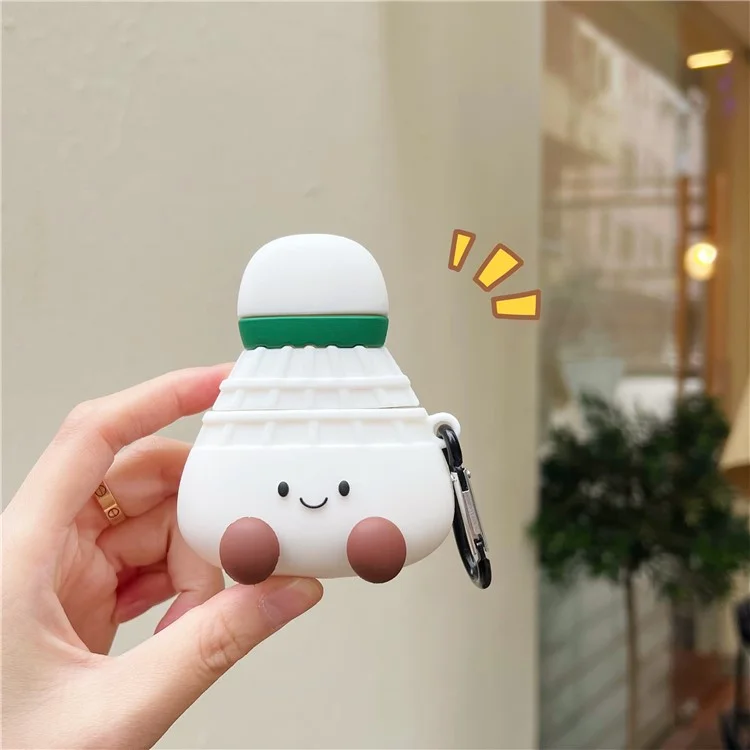 Earphone Case for Apple AirPods with Wireless Charging Case (2019)  /  AirPods with Charging Case (2019)  /  (2016) Badminton Shape